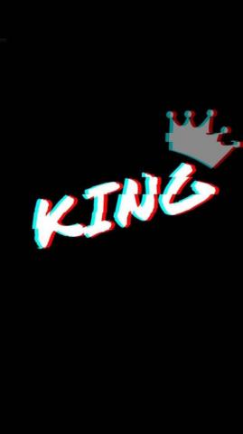King Glitch iPhone Wallpaper iPhonewallpaper