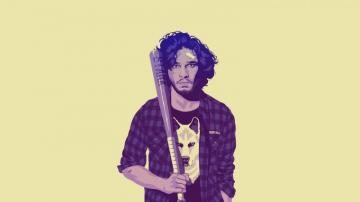 Wallpaper Illustration Cartoon Game Of Thrones Jon Snow