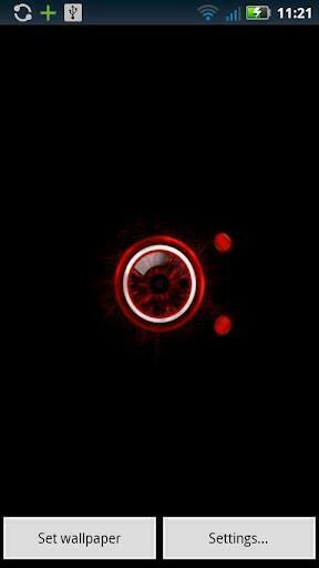 Bigger Bionic Droid Live Wallpaper For Android Screenshot