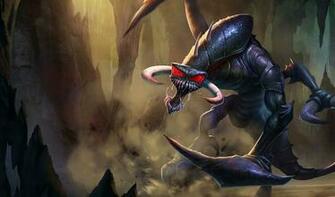 Cn Nightmare Cho Gath Official League Of Legends Splash Art