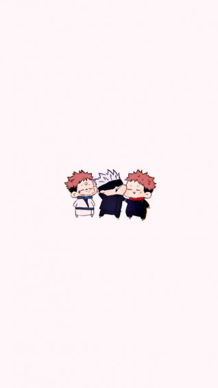 Chibi Sukuna Gojo And Itadori Wallpaper