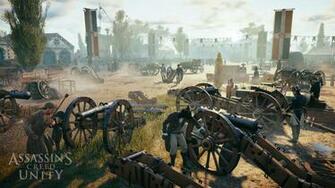 Assassins Creed Unity Wallpaper Assasis City France Art