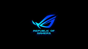 Asus Blue Gaming Wallpaper On