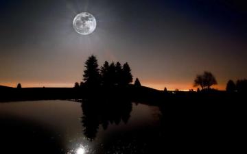 Desktop Cool Moon Photos Wallpaper Night HD