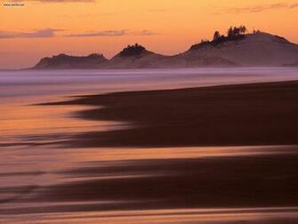 Nature Robert Straub State Park At Sunset Tillamook County Oregon