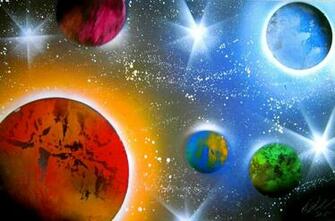 Spray Paint Planets By Aad