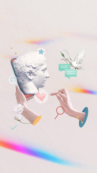 Greek Statue Aesthetic Wallpaper