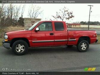 Victory Red Chevrolet Silverado Z71 Extended