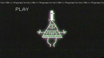 Glitched Bill Cipher Wallpaper From Gravity Falls By