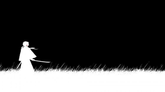Black And White Samurai X Anime Wallpaper Pict High