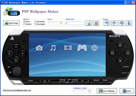 Psp Wallpaper Maker Tool To Make Your Favorite For