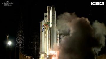 Esa Ariane Liftoff On Flight Va220