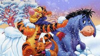 Eeyore En Teigetje Te Wallpaper