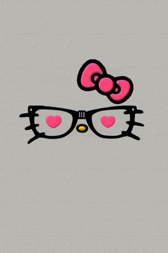 Droidsr4girls Hello Nerdy Kitty Face Wallpaper
