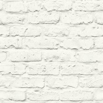 Faux Brick Wallpaper White Double Roll Industrial By