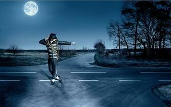 Moon Night At The Crossroads Wallpaper 3d For Desktop Pictures
