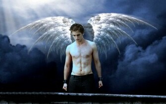 Wallpaper Twilight Edward Cullen Robert Pattinson Angel