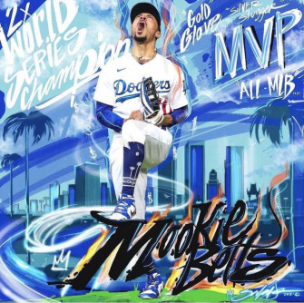 True Blue La On Mookie Betts Is A Man Fire Home Run