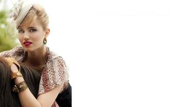Dianna Agron Retro Style Wallpaper