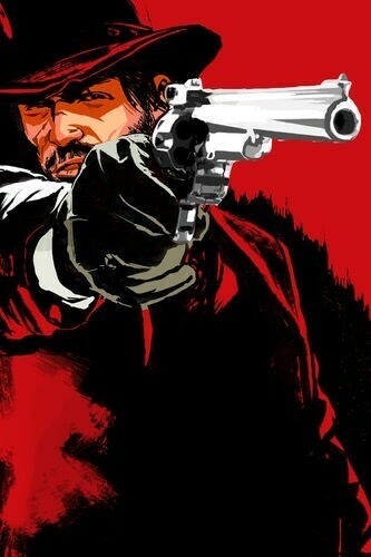 Red Gun Wallpaper Rdr John Marston With On A
