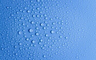 Blue Water Drops Wallpaper