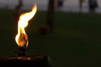 Black Torch Fire Wick Flame HD Wallpaper