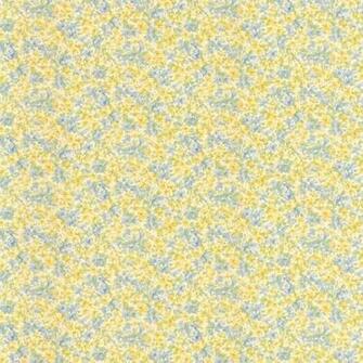 Helen Yellow Floral Motif Modern Wallpaper By