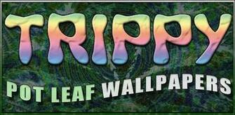 Trippy Pot Leaf Wallpaper