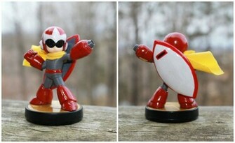 Custom Proto Man Amiibo Figure By Pixelcollie