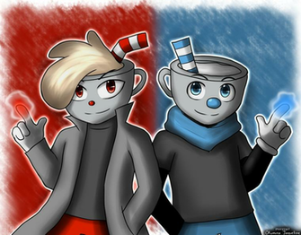 Cuphead And Mugman By Okumurajaqueline
