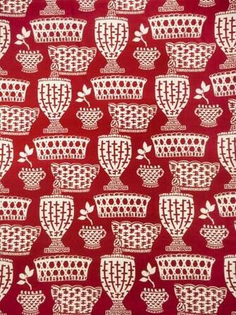Caroline Pattern In Currant From Fabricut Charlotte Moss Collection