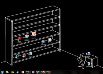 Updated shelf desktop background for arranging your icons imgurcom. 50 ...