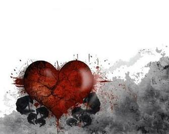 Excite Wall Broken Heart Wallpaper