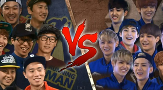 Running Man Vs Exo Wallpaper Wallpapermine