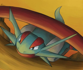 Mega Salamence By Rabid Fangirl212