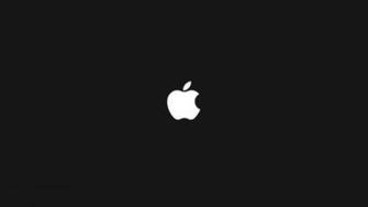 Black Wallpaper Apple Logo