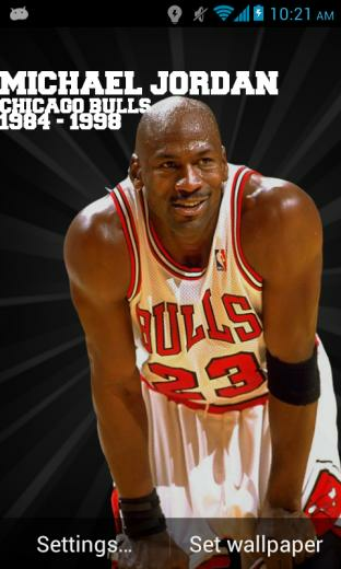Michael Jordan Live Wallpaper For Android
