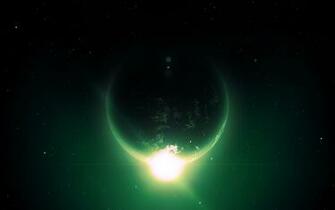 Green Space Scene Wallpaper