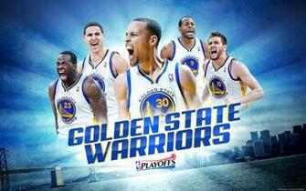 Wallpaper Warriors Nba Playoffs Artwork