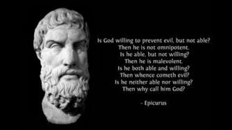 Quotes Evil Wallpaper Epicurus