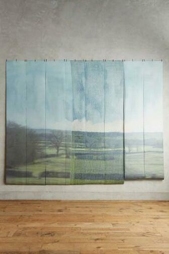 Aurelie Mathigot Calm Landscape Mural Art Modern Farmhouse