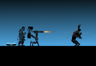 Tf2 Engineer Bot X Pyro Wallpaper By Bielek