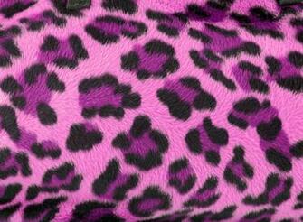 Pink Leopard Faux Fur Background