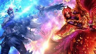 Phoenix And Woad Scout Quinn Background By Laavka