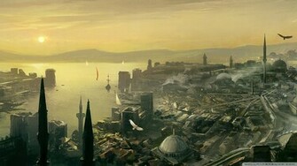 Constantinople Concept Art Wallpaper Wallpoper