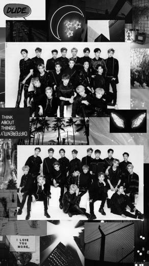 Nct Black On In And White A We Heart It