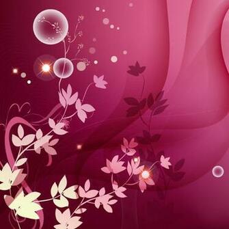 Pink Floral Background iPad Wallpaper iPhone