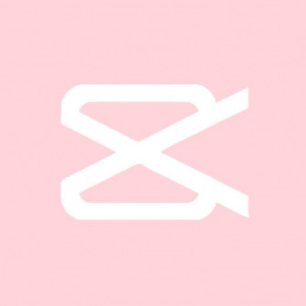Capcut Light Pink Icon