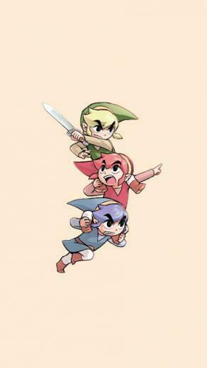Juhzou Zelda Triforce Heroes Mobile Wallpaper X For