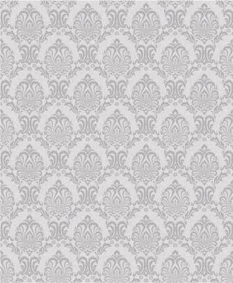 Pretty Damask Wallpaper Grey Offwhite Traditional